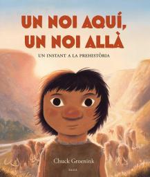Un noi aquí, un noi allà. Un instant a la prehistòria